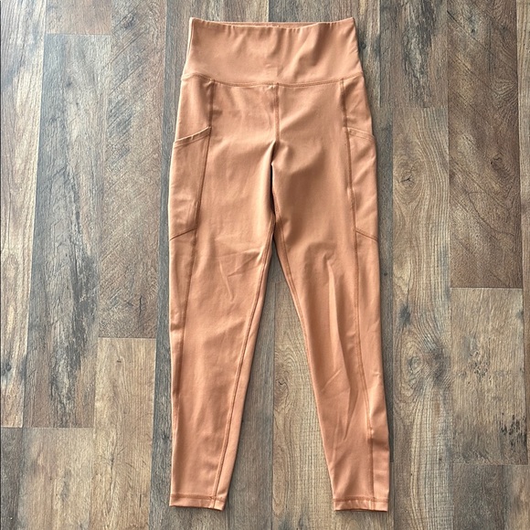 American Eagle Outfitters Pants - American Eagle Everything Pocket Copper Brown Rust Athletic Leggings medium